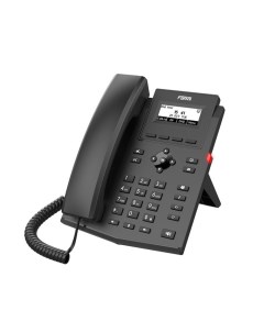 Телефон VoiceIP X301W 2xEthernet 10 100 1000 LCD 128x48 дисплей 2 3 2 аккаунта SIP G722 Opus Ipv 6 п Fanvil