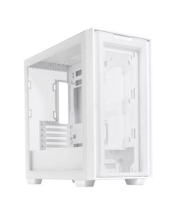 Корпус mATX A21 90DC00H3 B09010 белый без БП боковая панель из закаленного стекла 2 USB 3 2 audio Asus