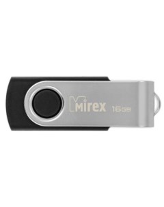 Накопитель USB 2 0 16GB 13600 FMUSIS16 Swivel серебристый Mirex