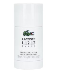 L 12 12 Blanc дезодорант твердый 75мл Lacoste