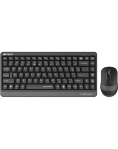 Клавиатура мышь Fstyler FGS1110Q клав черный серый мышь черный серый USB беспроводная Multimedia A4tech