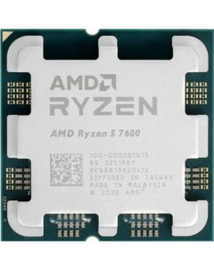 Процессор Ryzen 5 7600 3800 Мгц AM5 OEM 100 000001015 Amd