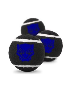 Игрушка для собак Чёрная Пантера Теннисные мячики чёрный Buckle-down