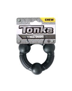 Игрушка для собак Кольцо рифленое цвет черный 10 2см Tonka