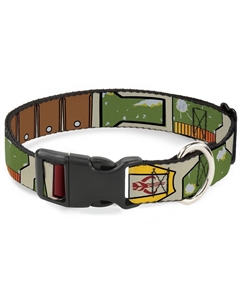 Ошейник для собак Звездные войны Ремень Боба Фетта с пластик.застёжкой 23-38см мультицв. Buckle-down