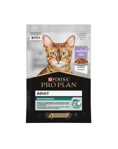 Pro Plan Nutrisavour Adult пауч для взрослых кошек кусочки в желе Индейка 85 г Purina pro plan