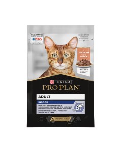 Корм для кошек Pro Plan Nutrisavour Housecat с лососем 85 г кусочки в соусе Purina pro plan