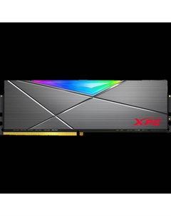 Модуль памяти DIMM 8Gb DDR4 PC25600 3200MHz ADATA XPG Spectrix D50 RGB Grey (AX4U32008G16A-ST50) Adata