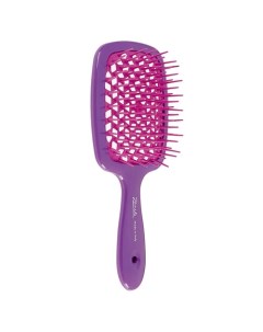 Щетка для волос пластик фиолетовый фуксия Janeke