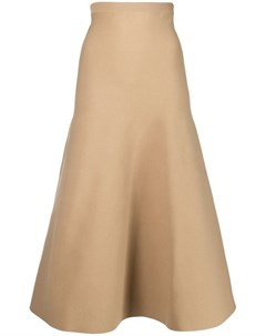 Ports 1961 расклешенная юбка миди нейтральные цвета Ports 1961