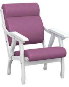 Кресло Вега 10 ткань пурпурный каркас снег от фабрики Мебелик