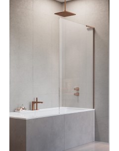 Шторка для ванны Modo SL 100 см 10316100 93 01R стекло прозрачное профиль бронза Radaway