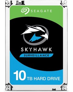 Жесткий диск HDD 10Tb SkyHawk AI 3 5 7200rpm 256Mb SATA3 ST10000VE000 Seagate