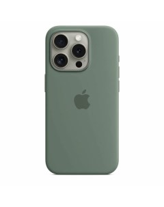 Чехол для iPhone 15 Pro Silicone Case MagSafe зеленый Apple