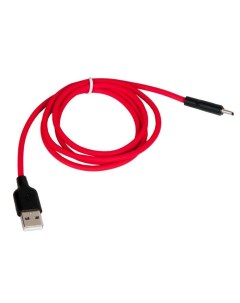 Кабель USB X21 Plus Silicone для Type C 3 0 A длина 1 0 м красный Hoco