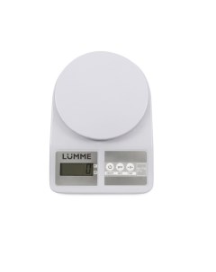 Весы кухонные LU 1345 белый жемчуг Lumme