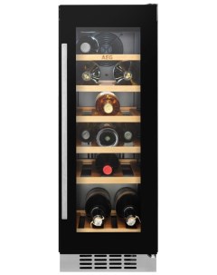 Встраиваемый винный шкаф SWB63001DG Black Aeg