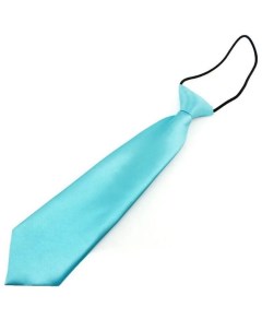 Детский галстук MG22 бирюзовый голубой 2beman