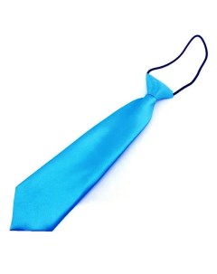 Детский галстук MG50 голубой лазурный 2beman