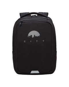 Рюкзак с отделением для ноутбука анатомический черный серый RU 434 3 1 Grizzly