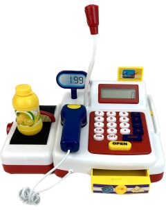 Игровой набор Супермаркет касса сканер банковская карта игрушечные деньги Playsmart