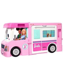 Кукольный транспорт Barbie Дом мечты на колесах раскладной GHL93 Mattel