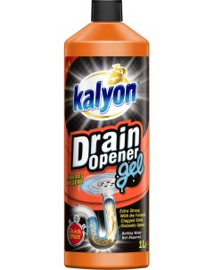 Средство для прочистки труб DRAIN OPENER GEL 1 л Kalyon