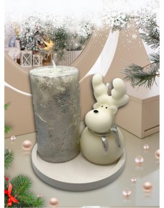Новогодний набор свечей олень и снеговик Lesilight