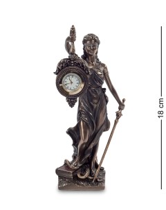 Часы настольные Фемида богиня правосудия Veronese