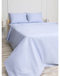 Комплект постельного белья перкаль синее Totalteks