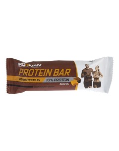 Батончик Protein Bar протеиновый карамель в шоколадной глазури 50 г Ironman