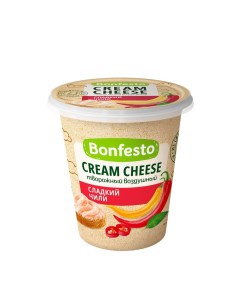 Сыр творожный Крем Чиз сладкий чили 125 г Bonfesto