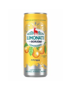 Газированный напиток Лимонад груша 330 мл Borjomi