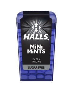 Леденцы Mini Mints Extra Strong без сахара 12 5 г Halls