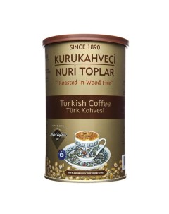 Турецкий молотый обжаренный кофе Nuri Toplar Turkish 250 г Kurukahveci nuri toplar
