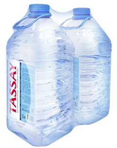 Питьевая вода негазированная ПЭТ 2 шт по 5 л Tassay
