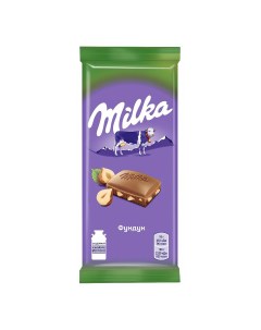 Шоколад молочный с дробленым фундуком 85 г Milka