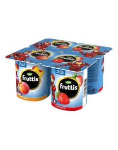 Йогуртный продукт kids клубника 2 5 110 г Fruttis