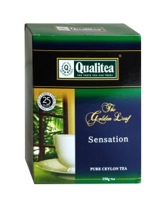 Чай черный крупнолистовой стандарта Pekoe Коллекция Золотой лист Шри Ланка 250 г Qualitea