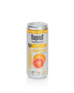 Напиток с магнием со вкусом Грейпфрут газированный без сахара 0 33 л Magnium
