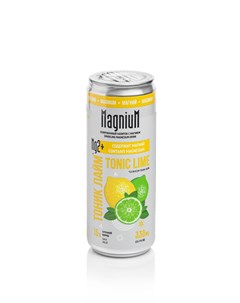 Напиток с магнием со вкусом Тоник Лайм газированный низкокалорийный 0 33 л Magnium