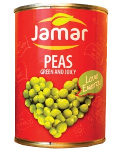 Горошек зеленый 400 г Jamar