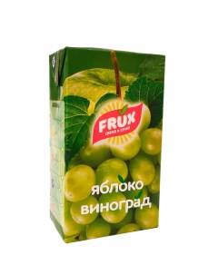 Сокосодержащий напиток яблоко виноград 1 л Frux