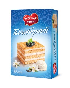 Торт Пломбирный 300 г Русская нива