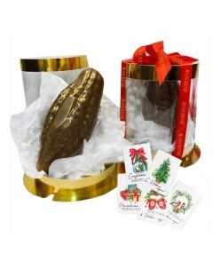 Шоколад фигурный Winter Limited Edition ручной работы Какао боб молочный 150 г Jean rene