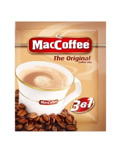 Кофейный напиток 3 в 1 Оригинал растворимый 20 г Maccoffee