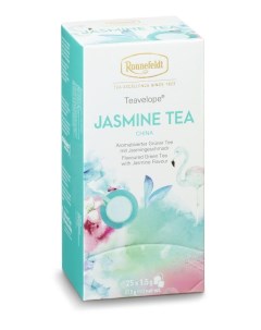 Чай ароматизированный зеленый Teavelope Jasmin Жасминовый чай 25 пакетиков Ronnefeldt