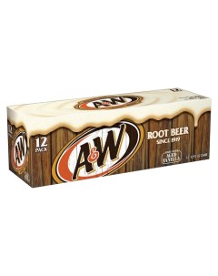 Газированный напиток Root Beer 12 шт по 355 мл A&w