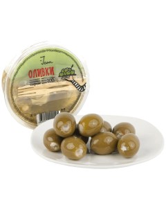 Фаршированные оливки сливочным сыром 200 г Jean