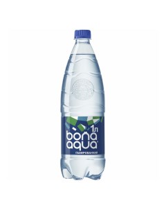 Вода питьевая газированная 1 л Bona aqua